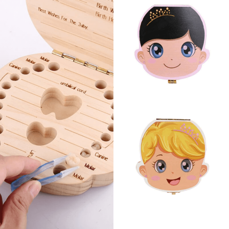 Caja guarda dientes niño o niña (posibilidad de personalizarla con nombre